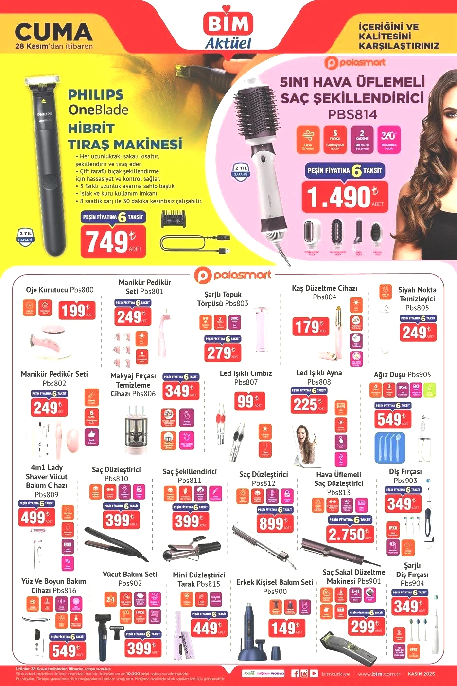28 KASIM BİM AKTÜEL ÜRÜNLER KATALOĞU