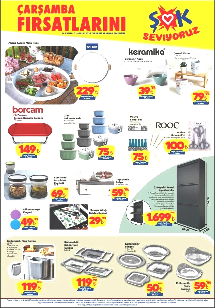 26 KASIM-2 ARALIK ŞOK AKTÜEL KATALOĞU