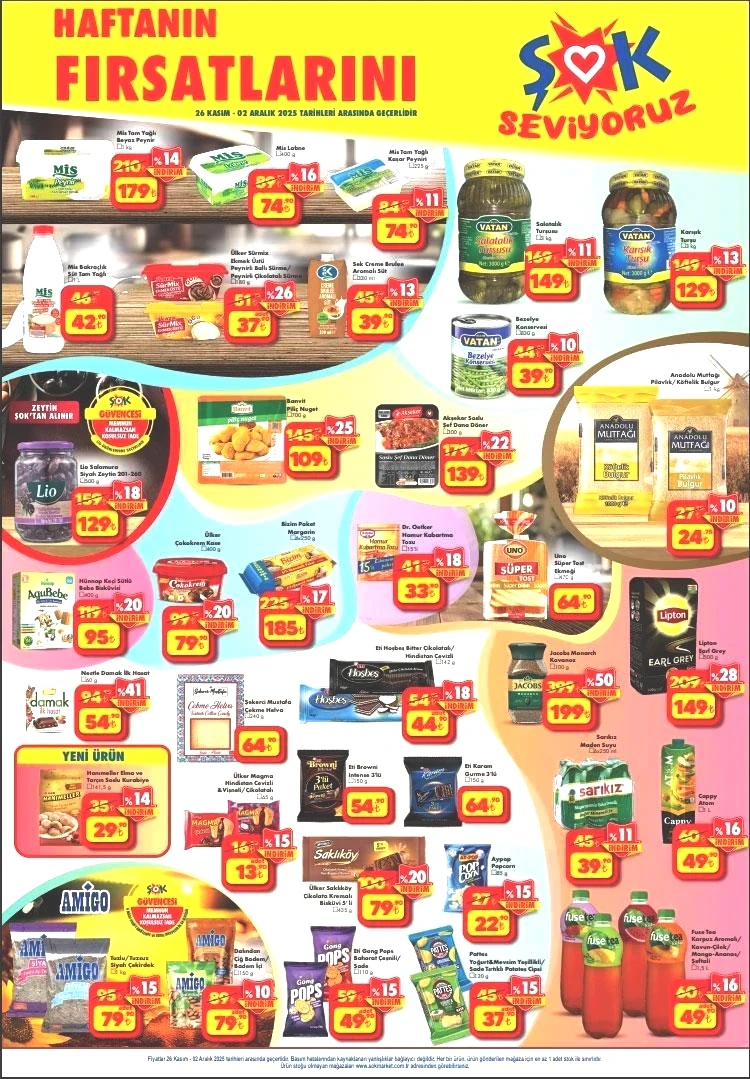 26 KASIM-2 ARALIK ŞOK AKTÜEL KATALOĞU