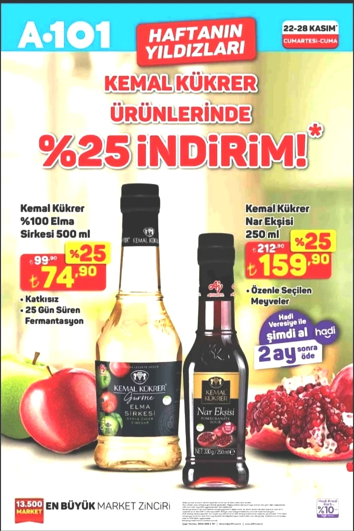 A101 22-28 Kasım Haftanın Yıldızları kataloğu yayımlandı! A101’e hangi ürünler geliyor? - Sayfa 6