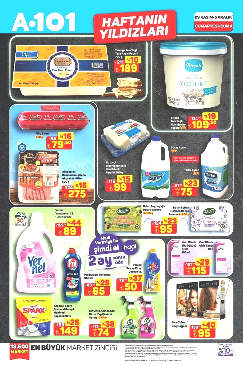 A101 29 KASIM - 5 ARALIK 2025 KATALOĞU Haftanın Yıldızları Ariel Kapsül Çamaşır Deterjanı Geldi - Resim : 1