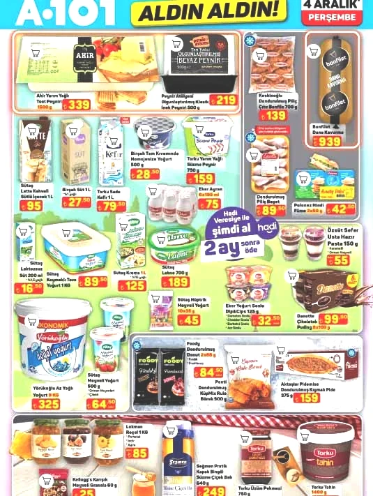 A101 YILBAŞI İNDİRİM KATALOĞU 4 ARALIK 2025 || A101 Aldın Aldın aktüel afişi bu hafta hangi ürünleri sunuyor, yılbaşı süsleri, katlanabilir masa, yılbaşı ağacı, el bakım seti ve cilt temizleyiciler burada!