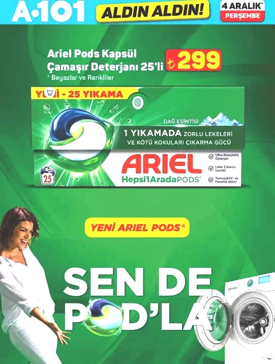 A101 YILBAŞI İNDİRİM KATALOĞU 4 ARALIK 2025 || A101 Aldın Aldın aktüel afişi bu hafta hangi ürünleri sunuyor, yılbaşı süsleri, katlanabilir masa, yılbaşı ağacı, el bakım seti ve cilt temizleyiciler burada!