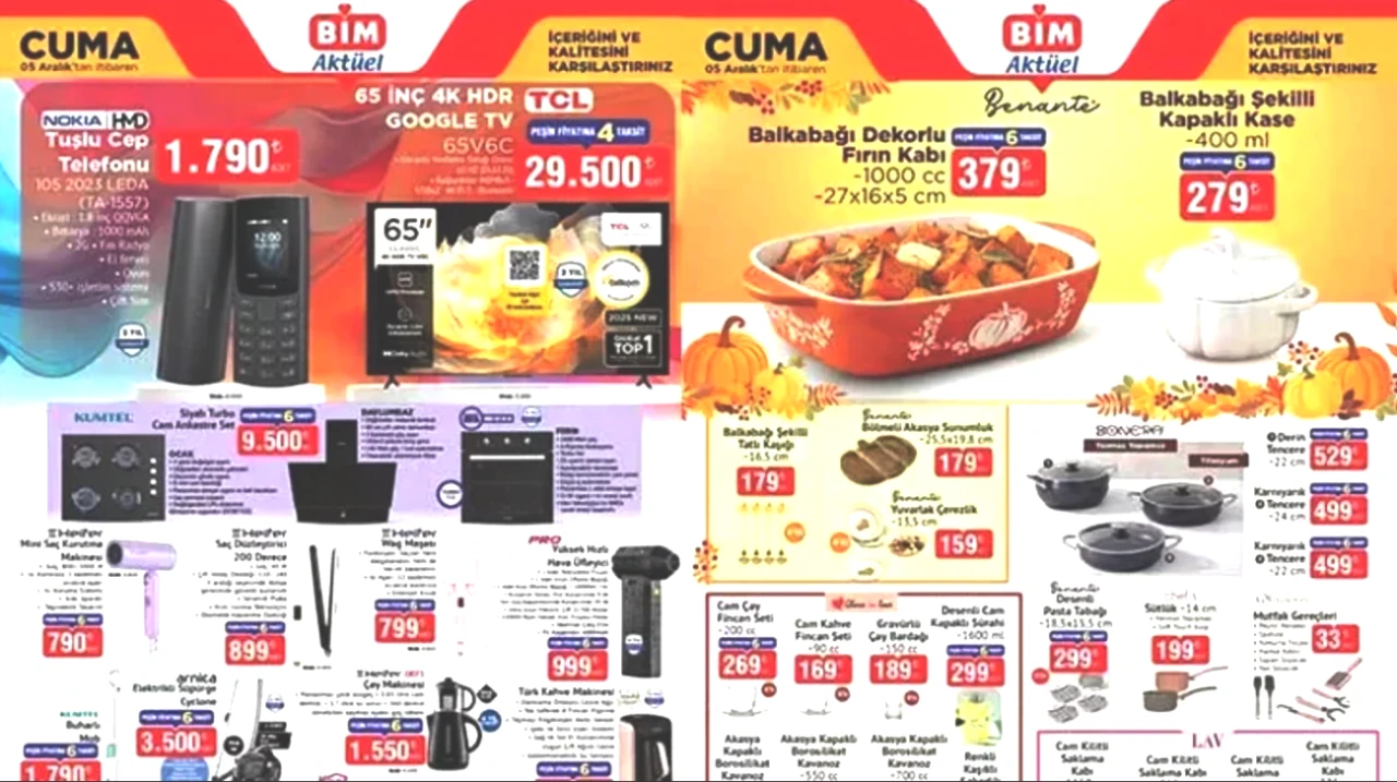BİM 5 Aralık Aktüel Kataloğu Yayında! Yeni Ürünler, Süper Fırsatlar ve Kaçırılmaması Gereken İndirimler