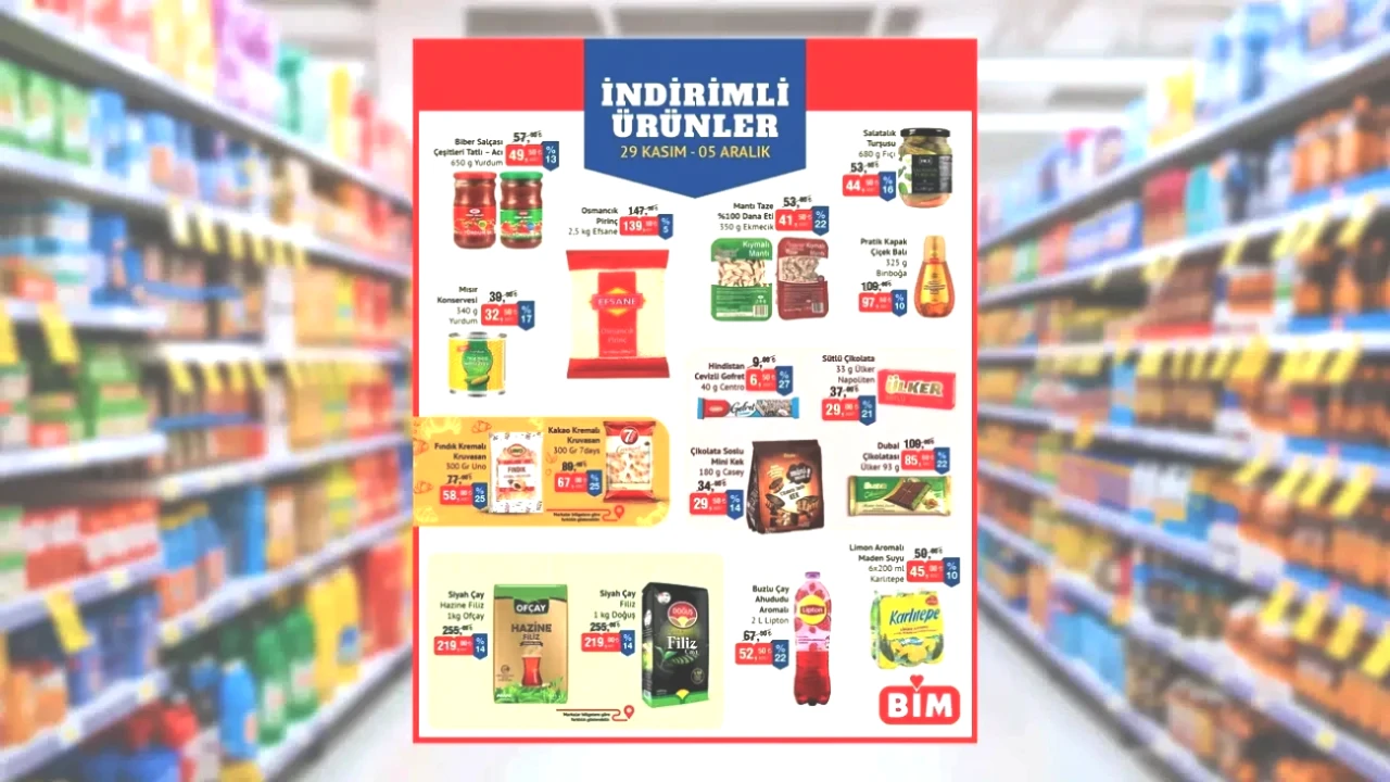 Bim’de Son Gün! Çay ve Atıştırmalıklarda Harika İndirimler! 1-6 Aralık Kataloğu Burada!