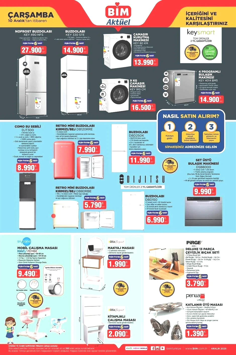 10 ARALIK ÇARŞAMBA EVE TESLİM KATALOĞU 10 ARALIK ÇARŞAMBA EVE TESLİM KATALOĞU