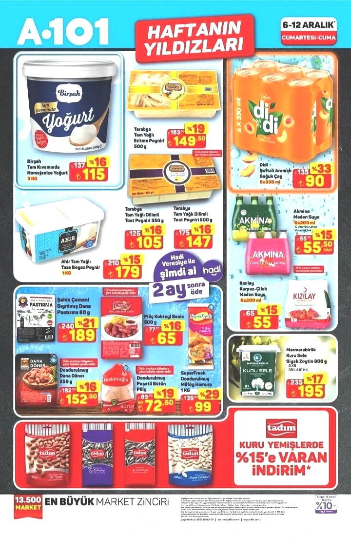 A101 06-12 Aralık Haftanın Yıldızları kataloğu yayımlandı! A101’e hangi ürünler geliyor? - Sayfa 2